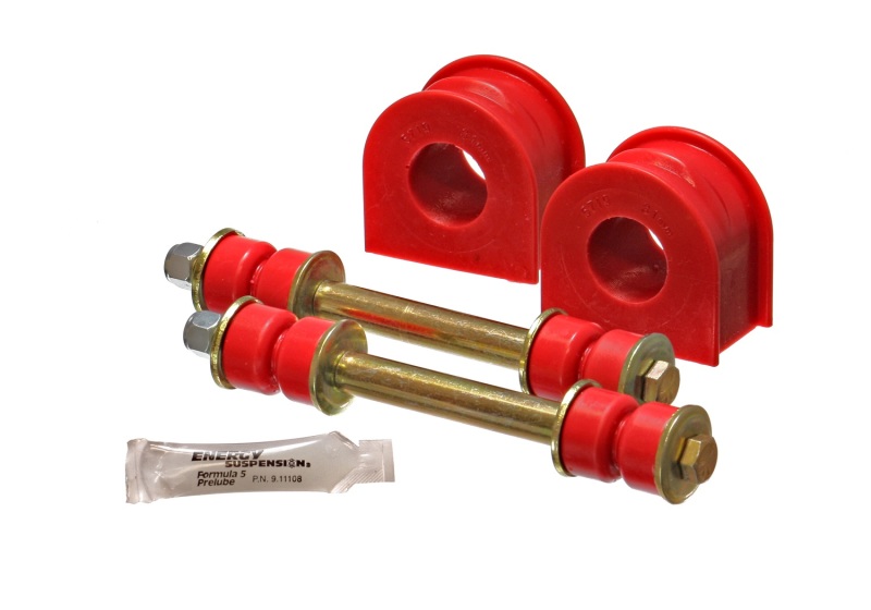 Ford F-150 Sway Bar Bushing Set - Front - Energy Suspension - 31mm Bar + Performance Polyurethane + Includes End Link Bushings - Red - `99-`04